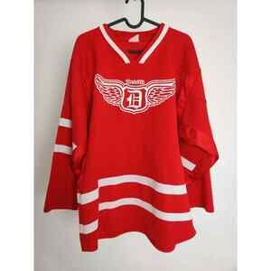 🔥 VTG NHL Detroit Red Wings Rits #40 Jersey – AK Athletic Knit – Size M – EUC